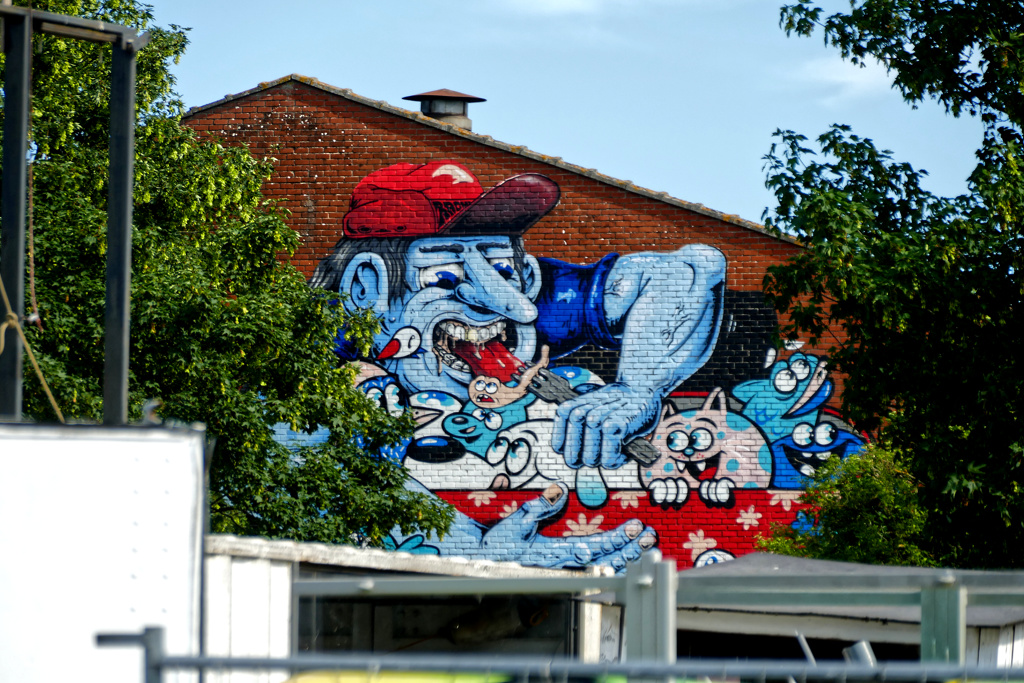 Best Street Art in Ghent by BuƩ aka BuƩ The Warrior and Resto.
