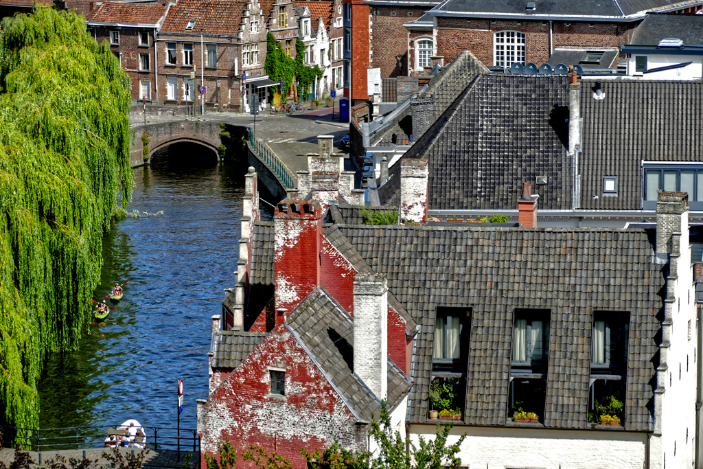 River Lieve in Ghent.