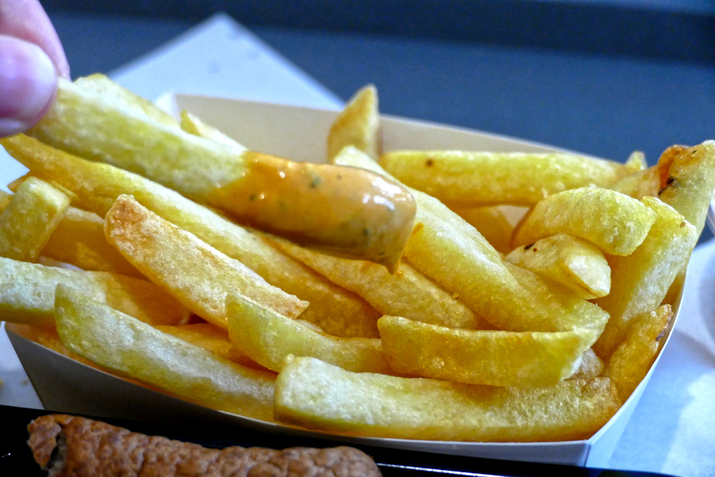 Fries in Belgium.