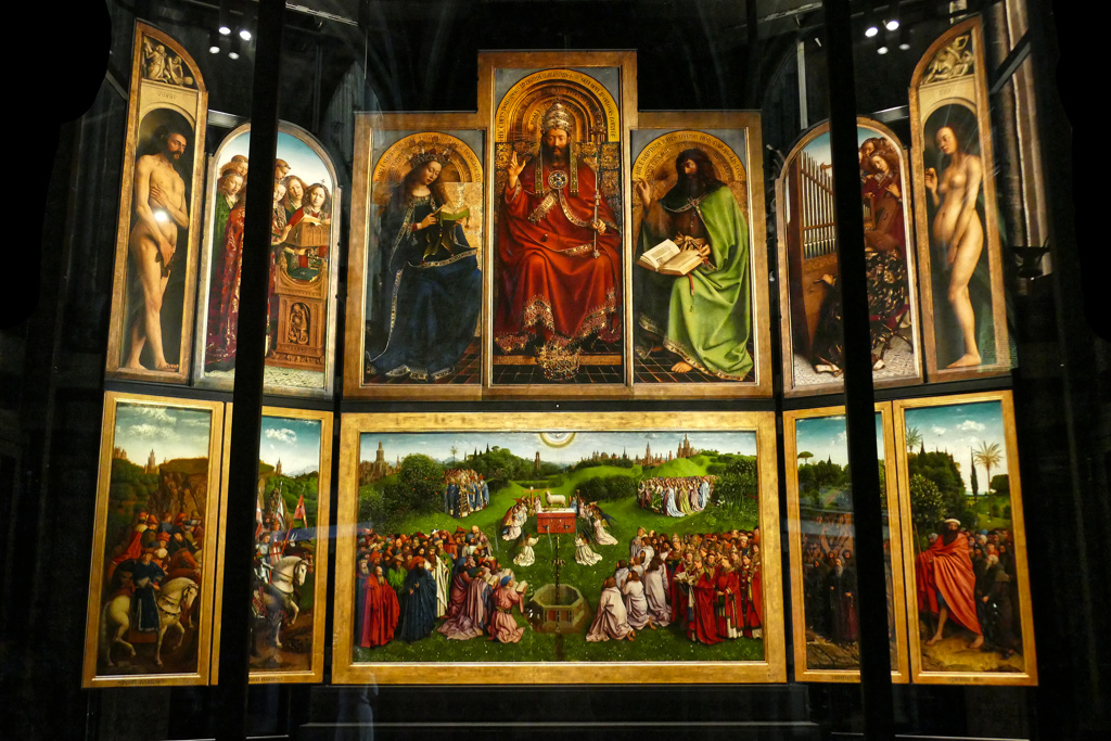 Adoration of the Mystic Lamb by brothers Jan and Hubert van Eyck.