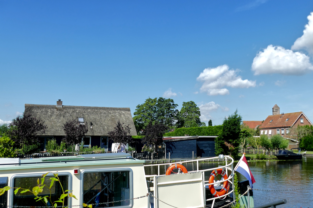 View of Kinderdijk.