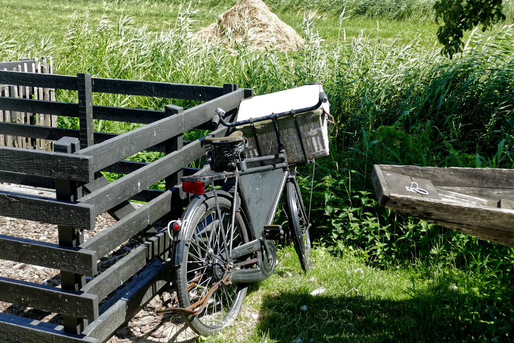 Bicycle in Kinderdijk.