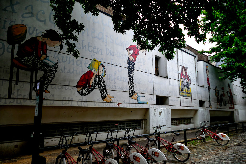 Best Street Art in Antwerp by Inge Heremans aka Ilah