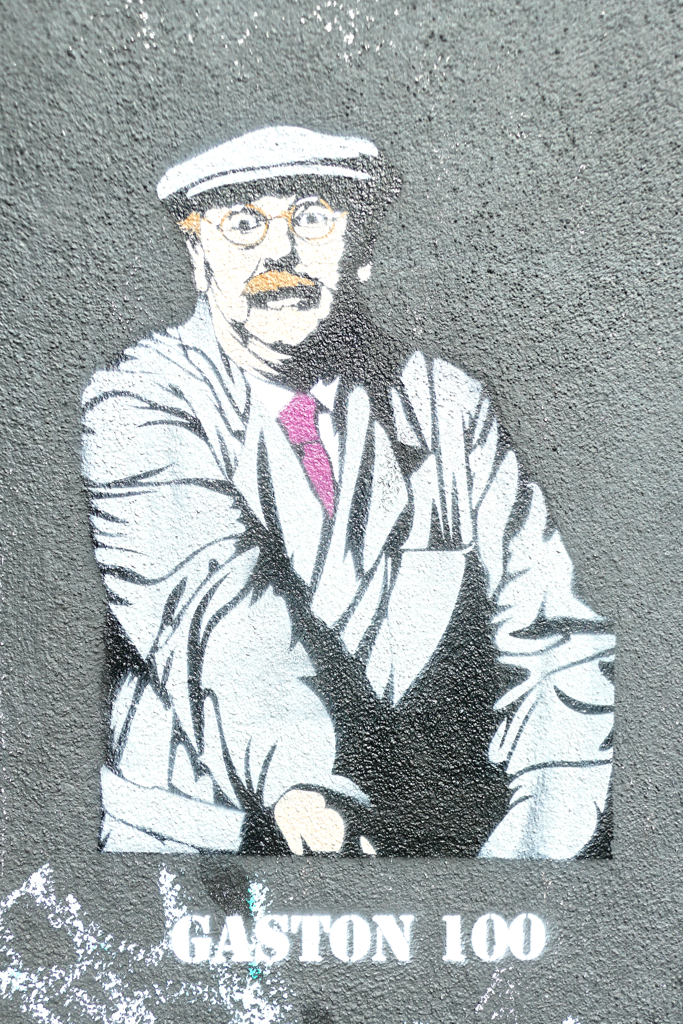 Stencil of Gaston Berghman by Jaune.
