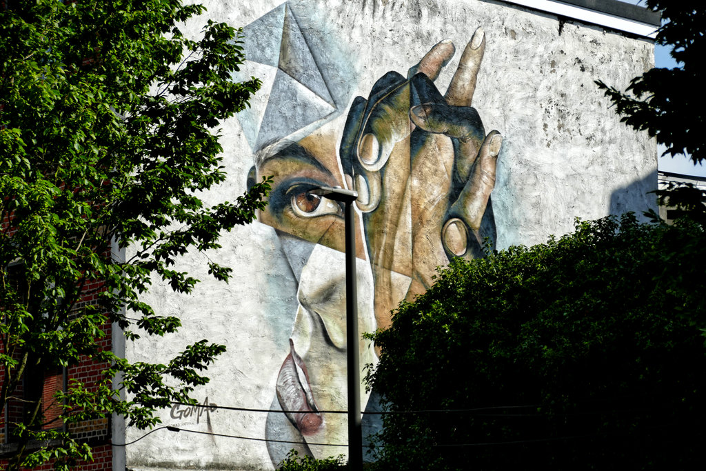 Best Street Art in Antwerp by Gomad
