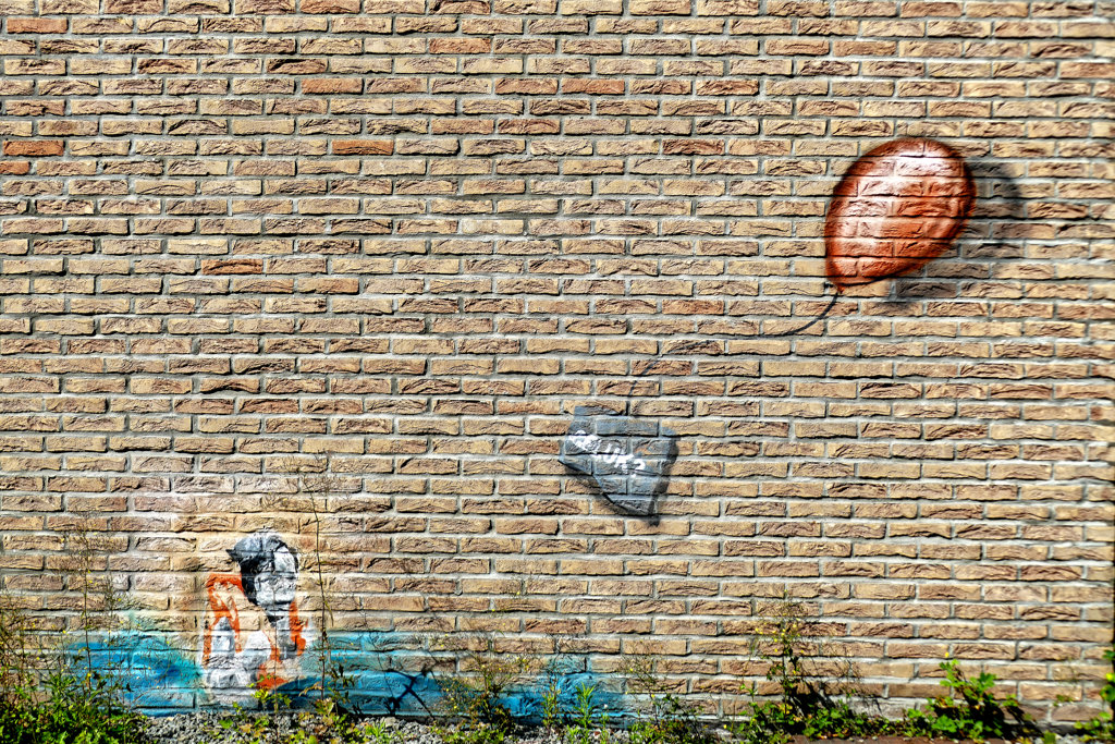 Mural in Antwerp.