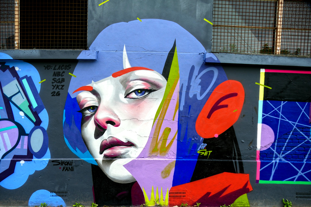 Best Street Art at the Zomerfabriek in Antwerpen by APSET