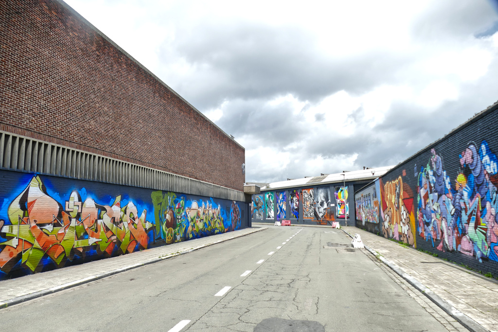 Krugerstraat in Antwerp.