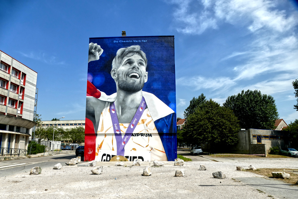 Best Street Art in the northern area of Boulogne sur Mer by Zabou.