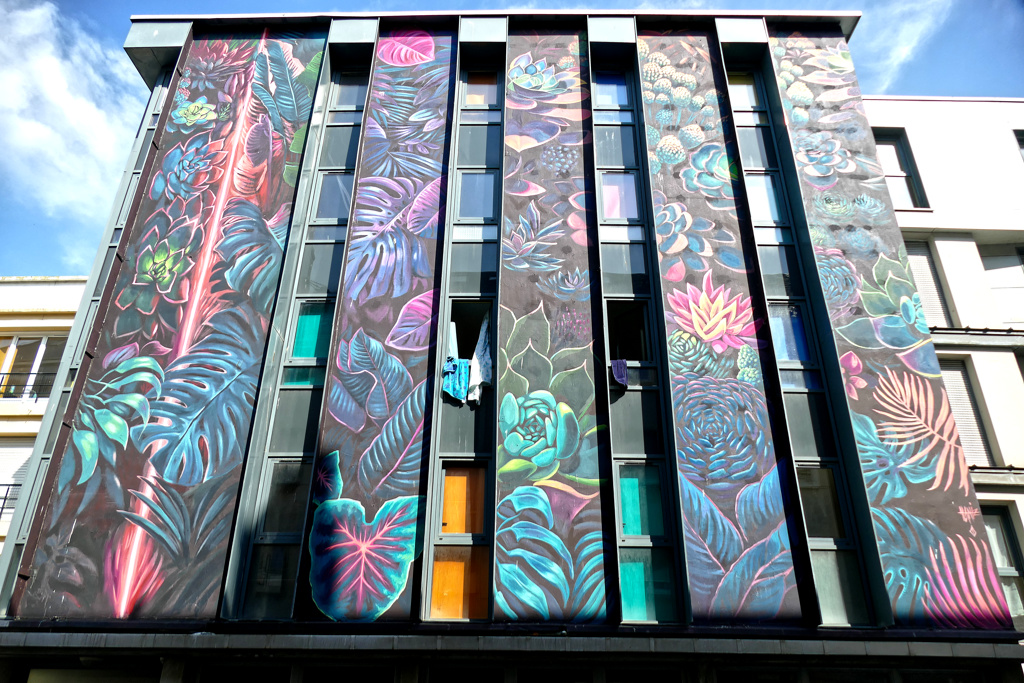 Best Street Art in the nothern area of Boulogne sur Mer by Alaniz.
