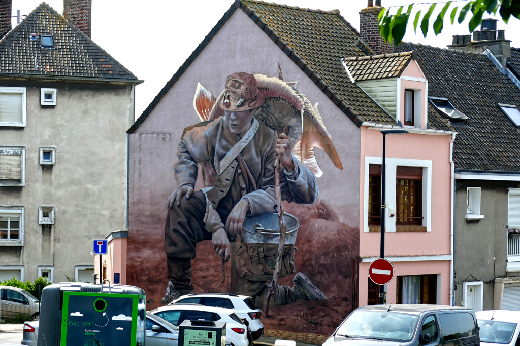 Best Street Art in the northern area of Boulogne sur Mer by TelmoMiel.