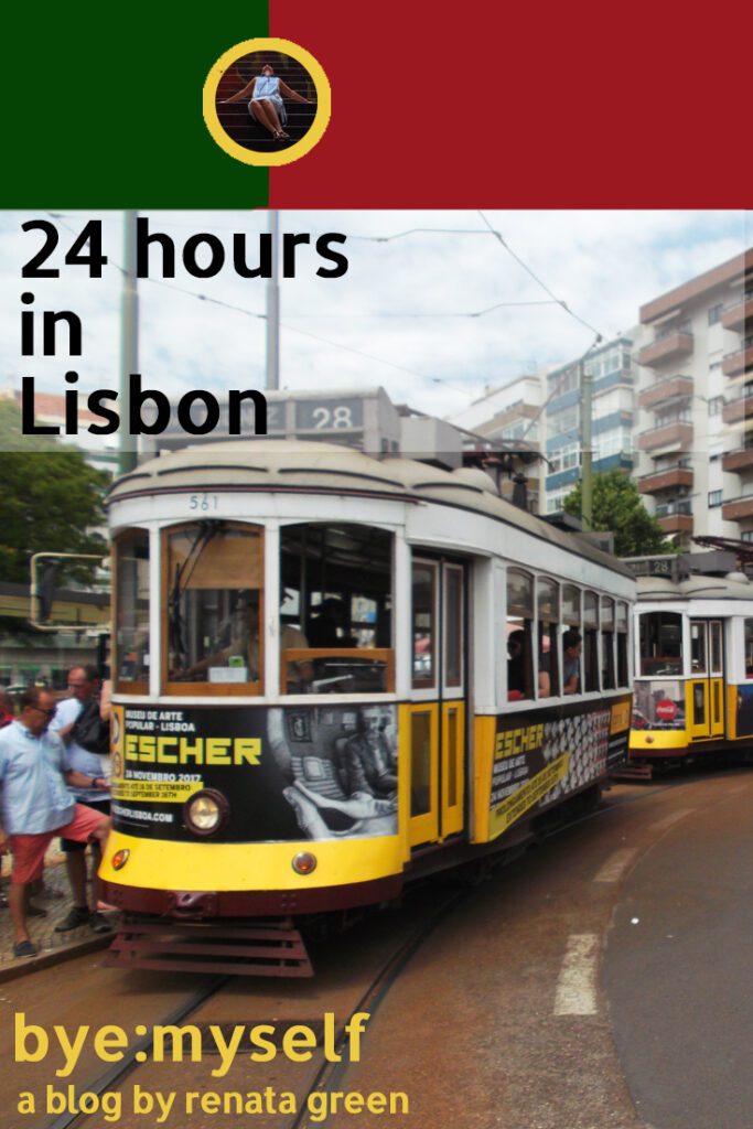 Pinnable Picture for the Post on 24 hours in LISBON