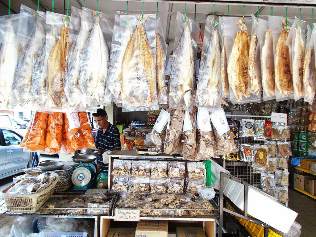 Dried fish and shellfish