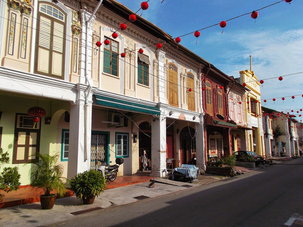 Chinese Row Houses in Malacca