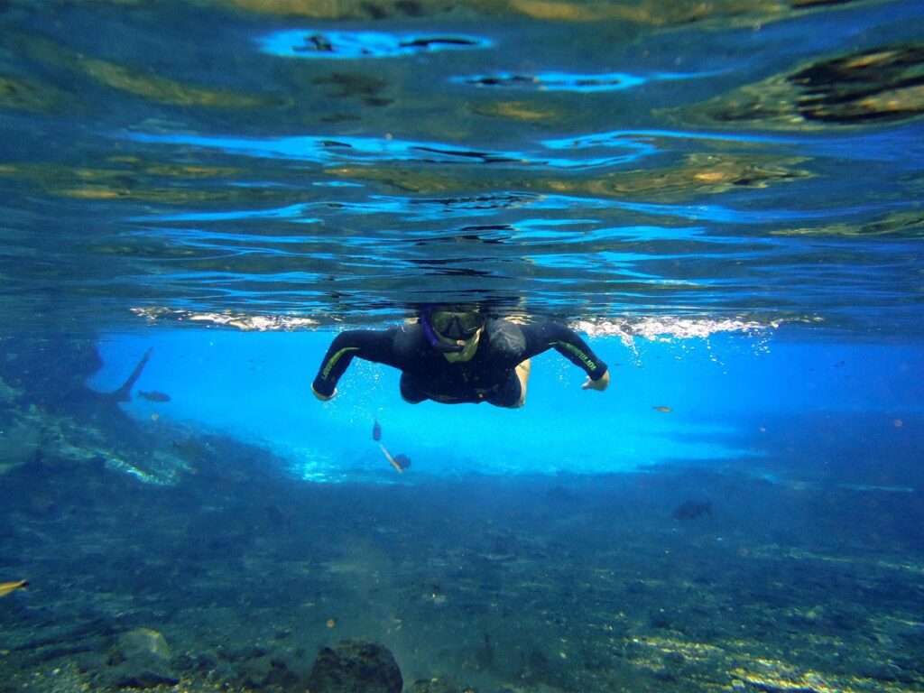 Floating in the Rio de Prata in BONITO - where nomen est omen 