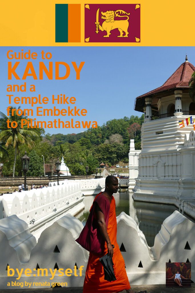 Pinnable Picture for the post on Guide to KANDY and a Temple Hike from Embekke to Pilimathalawa