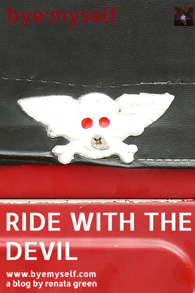 Pinnable Picture for the Post on Travelling by Bus Around the World or Ride with the Devil