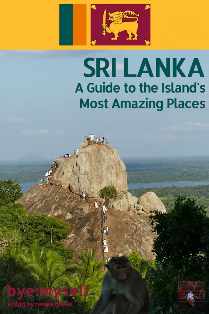 Pinnable Picture for the post on Guide to the Most Amazing Places in SRI LANKA