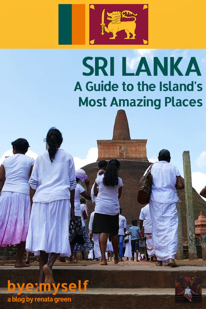Pinnable Picture for the post on Guide to the Most Amazing Places in SRI LANKA