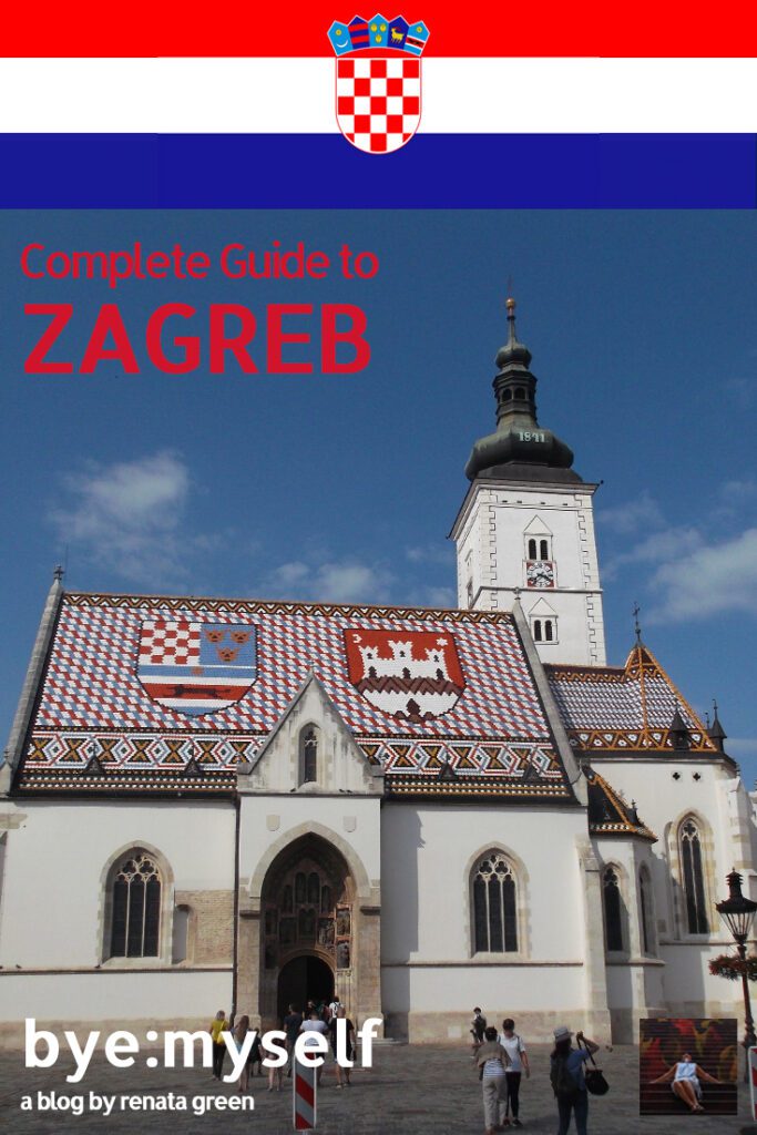 Pinnable Picture for the post on Guide to ZAGREB, Croatia's Capital Off the Tourist Trails