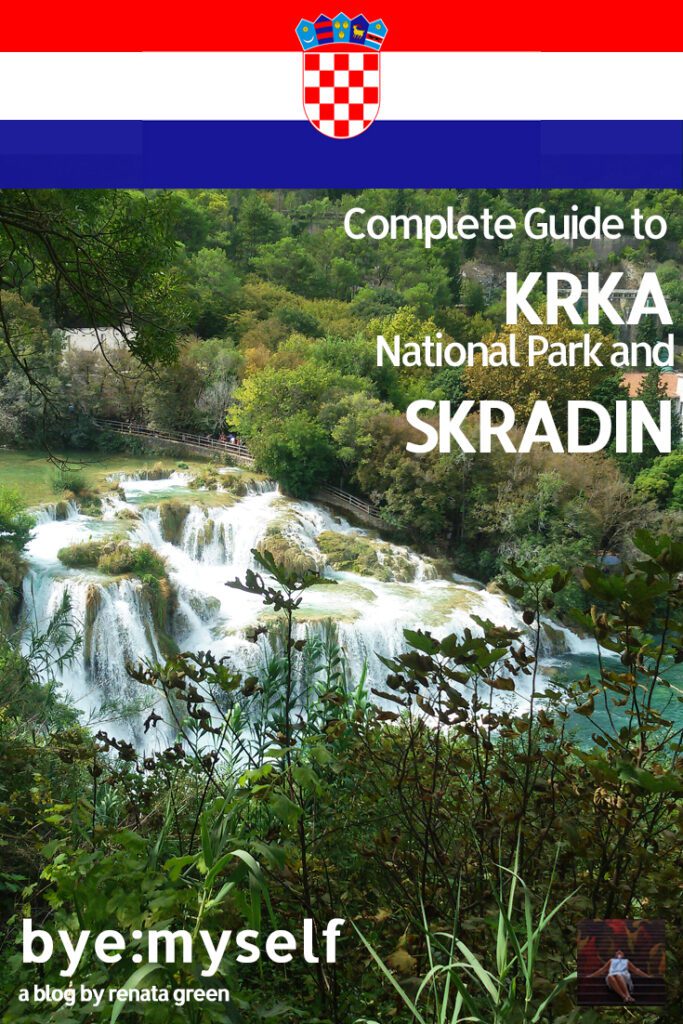 Pinnable Picture for the post on Guide to KRKA National Park and SKRADIN