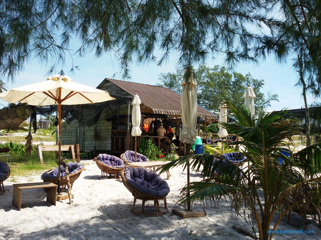 Beach Bar on Sok San Beach on Koh Rong