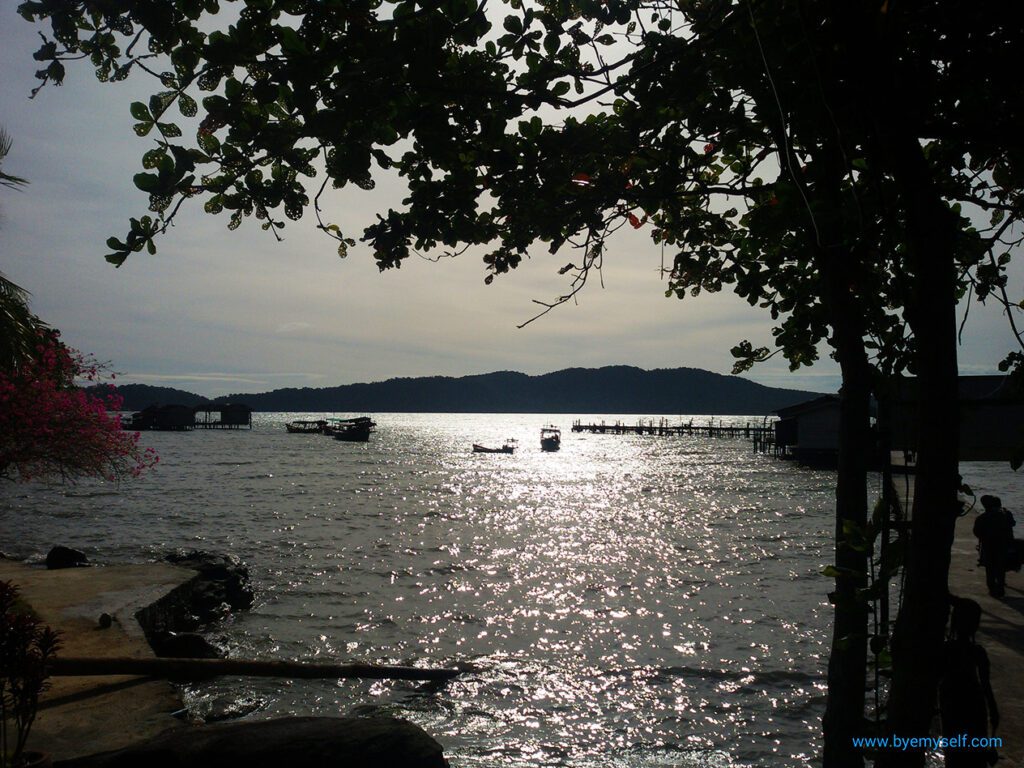 Jetty on Koh Rong Samloem