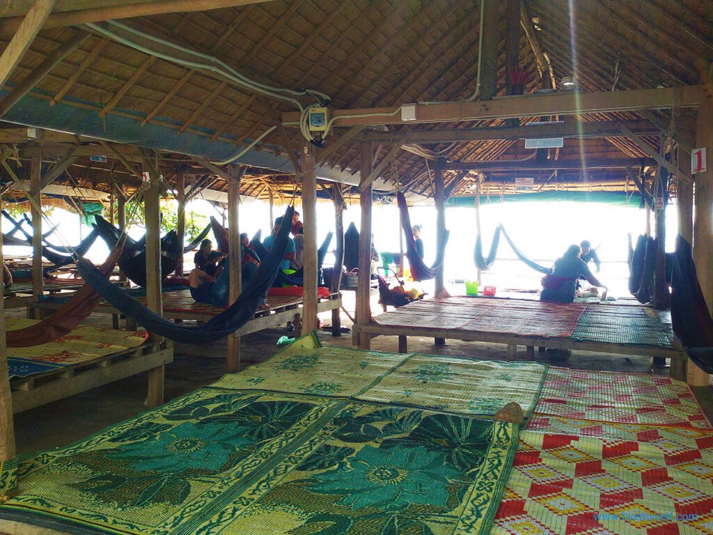 Beach huts in Kep