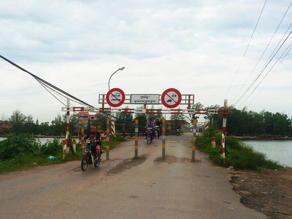 Old bridge in Kampot