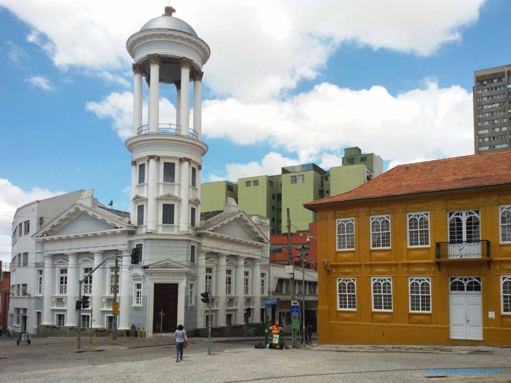 First Presbyterian church at the Setor Historico of Curitiba.