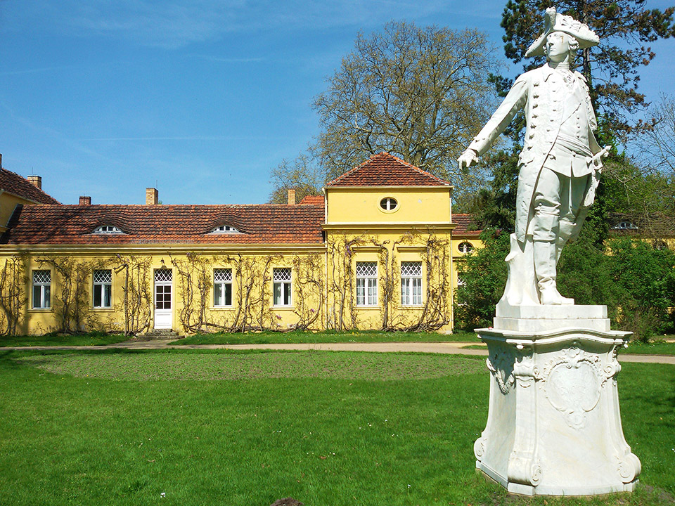 Statue of Frederick the Great at Sanssoucis in Potsdam