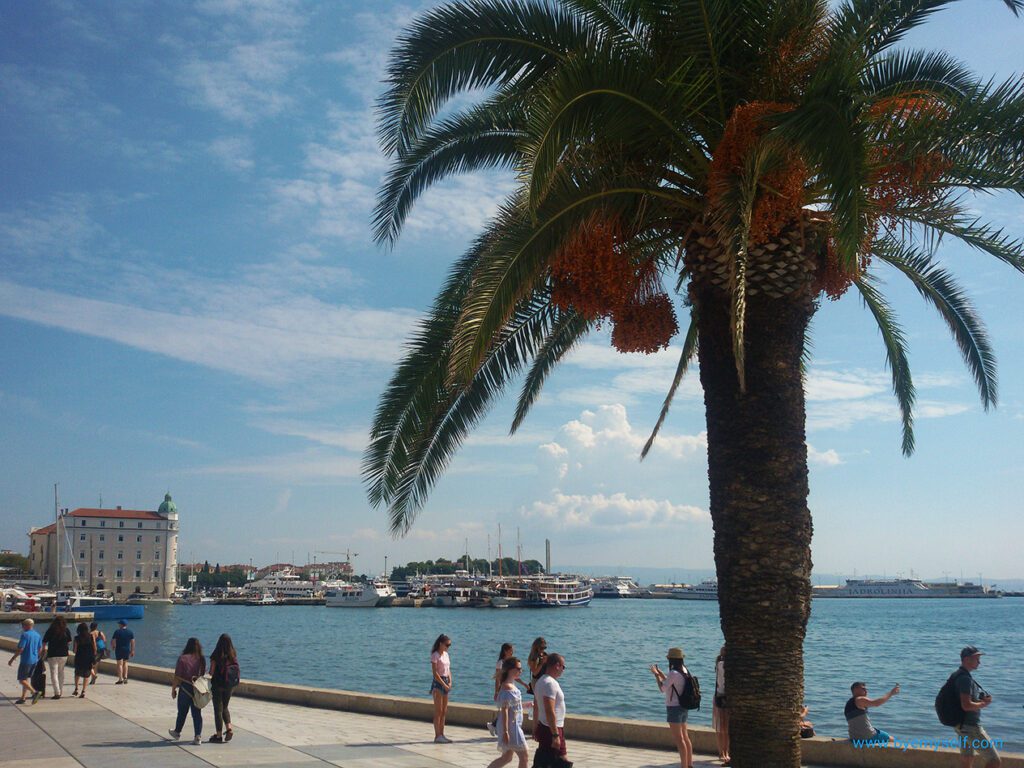Riva Promenade in Split Croatia