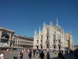 View of the Duomo in Milan
