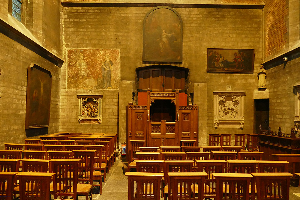 Anderlecht's core, the Church of Saint Peter and Saint Guidon.