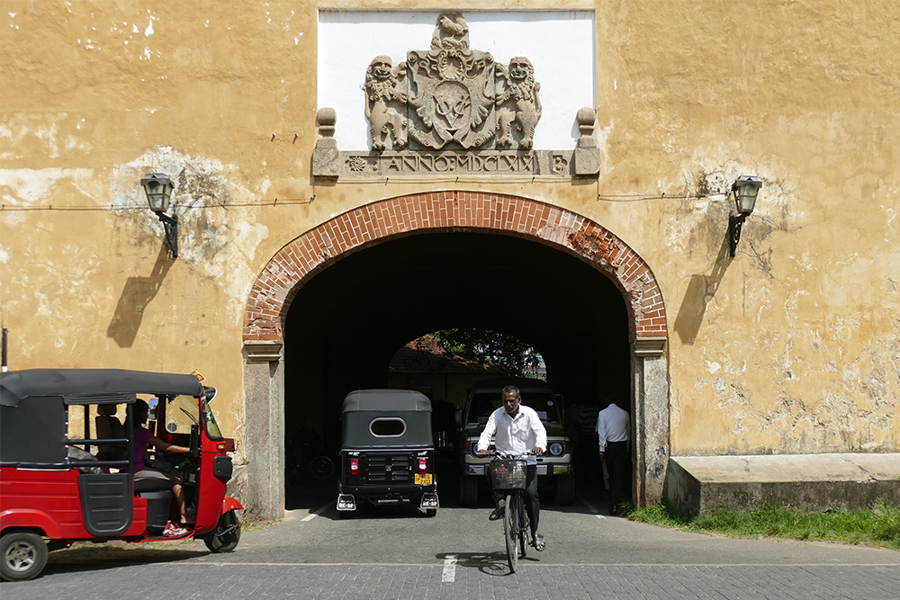 The Old Gate of Galle Fort Sri Lanka