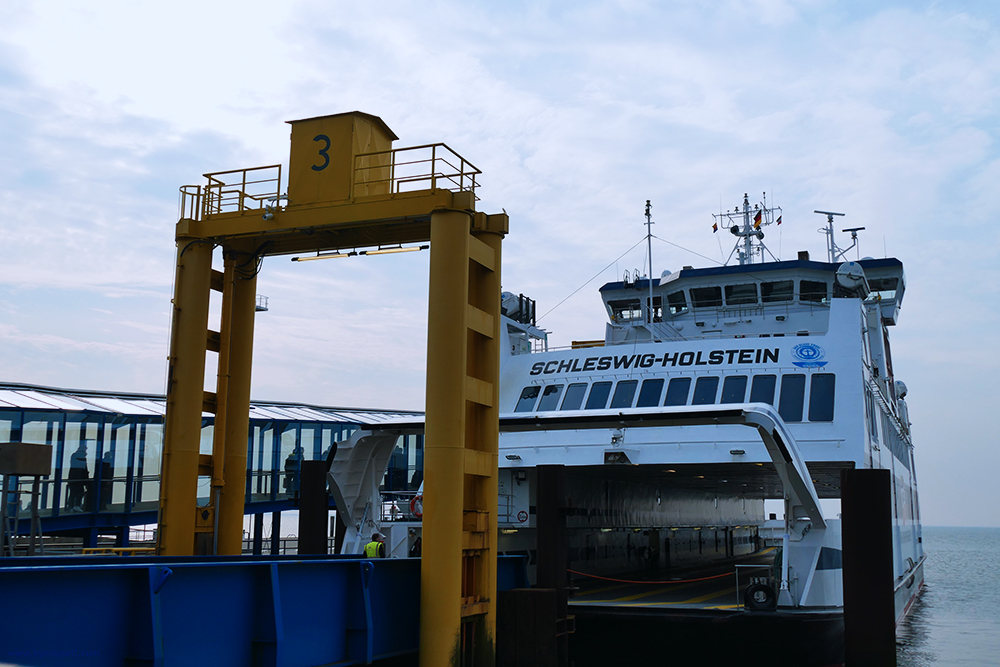 Ferry to the island of Foehr