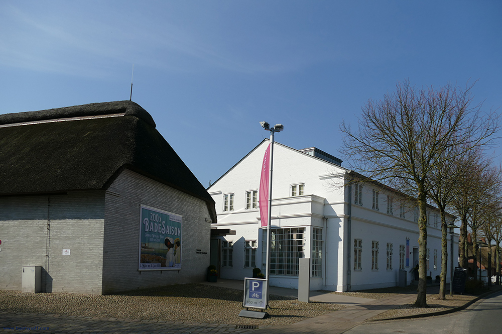 The Museum Kunst der Westküste, the Museum Art of the West Coast on the island of Foehr, seen from the outside.