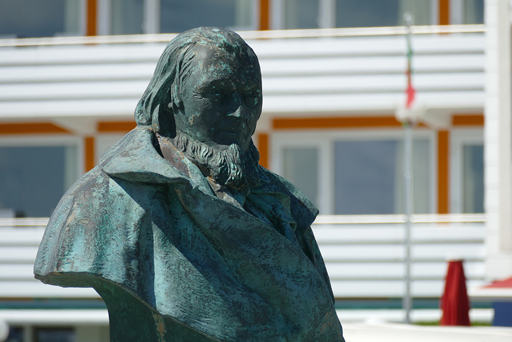 Bust of August Heinrich Hoffmann von Fallersleben