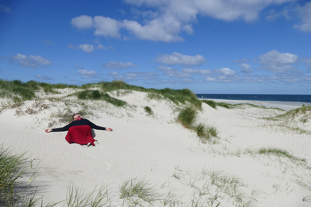 Beach on the island of Düne