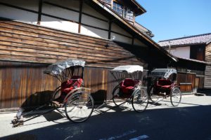 Rikshaws at Takayama