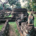 Archeological Park at the center of Kamphaeng Phet, Thailand