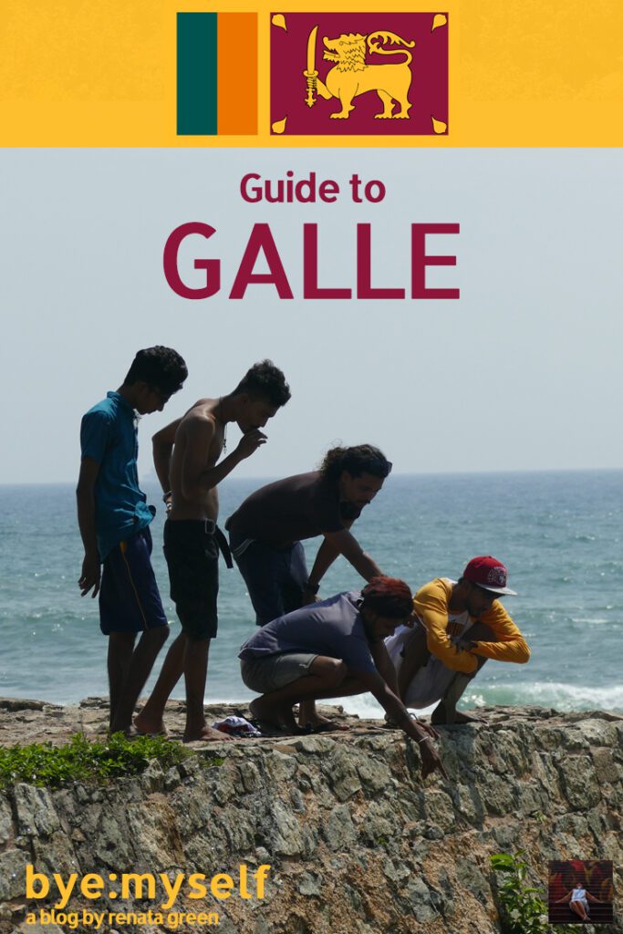 Pinnable Picture for the post on Guide to GALLE - one of Sri Lanka's Highlights
