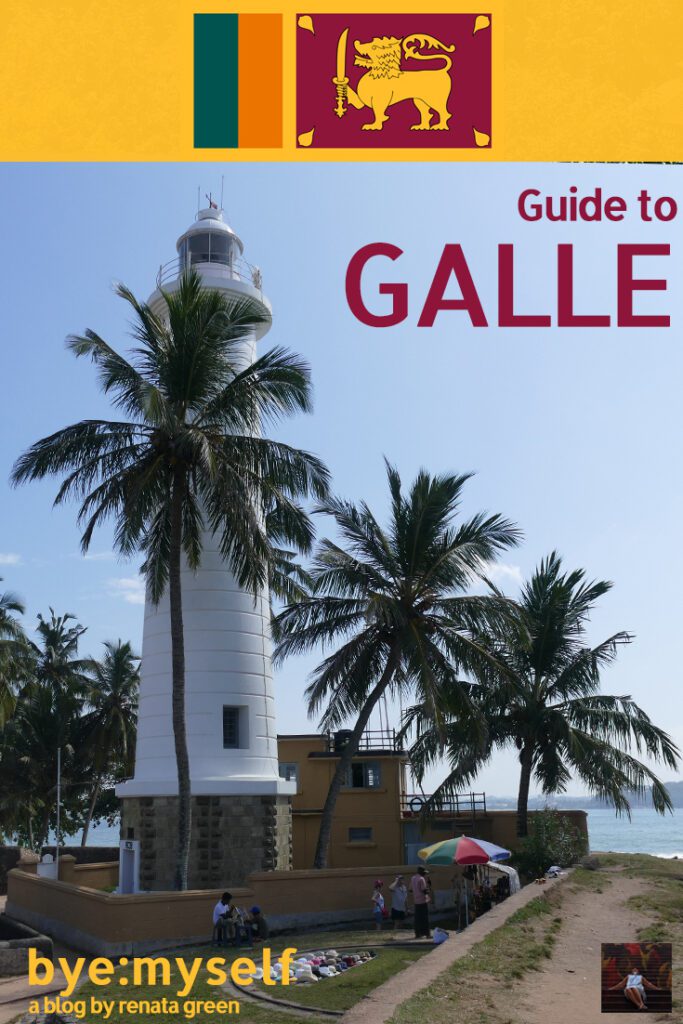Pinnable Picture for the post on Guide to GALLE - one of Sri Lanka's Highlights