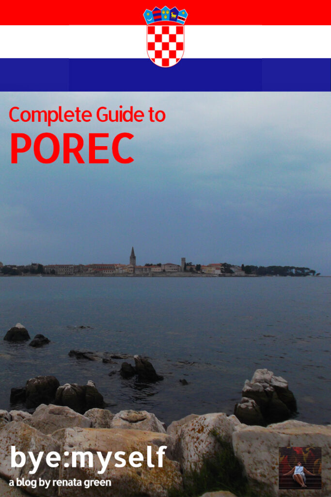 Pinnable Picture for the post on POREC - Venice's Little Sister in Croatia
